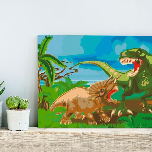 Mal selv billede - Fight for Territory 60 x 40 cm
