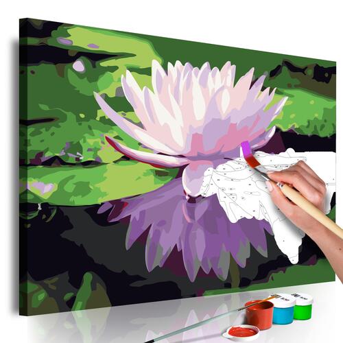 Mal selv billede - Water Lily 60 x 40 cm
