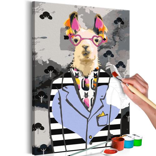 Mal selv billede - Crazy Alpaca 40 x 60 cm