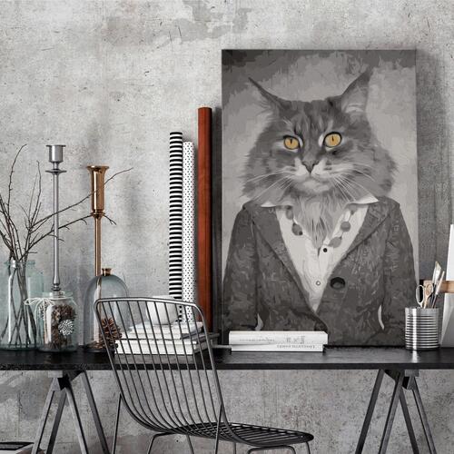 Mal selv billede - Elegant Cat 40 x 60 cm
