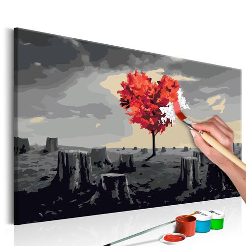 Mal selv billede - Heart-Shaped Tree 60 x 40 cm