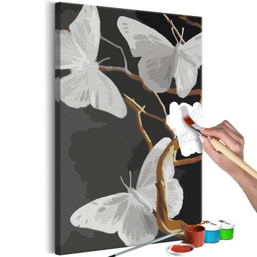 Mal selv billede - Butterflies on a Twig 40 x 60 cm