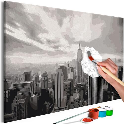 Mal selv billede - Grey New York 60 x 40 cm