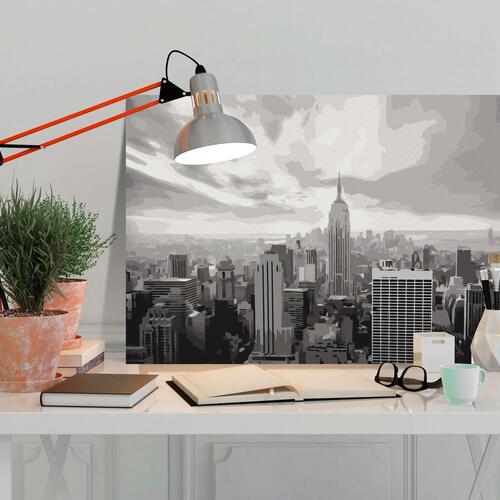Mal selv billede - Grey New York 60 x 40 cm