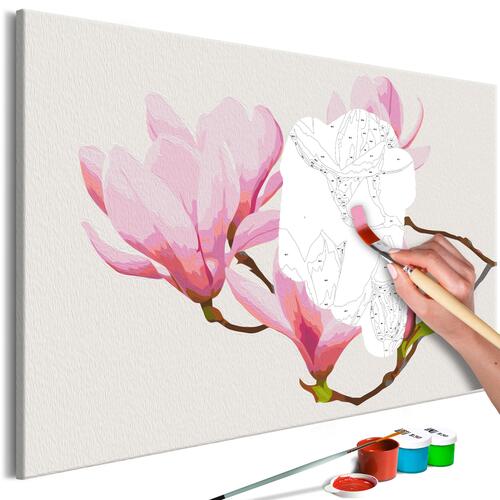 Mal selv billede - Floral Twig 60 x 40 cm