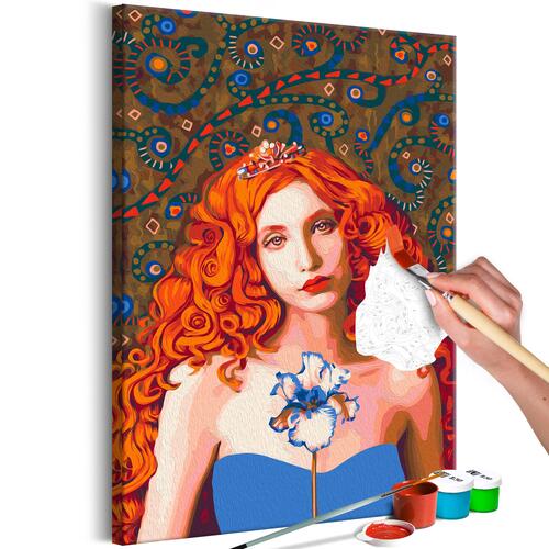 Mal selv billede - Woman With an Iris 40 x 60 cm