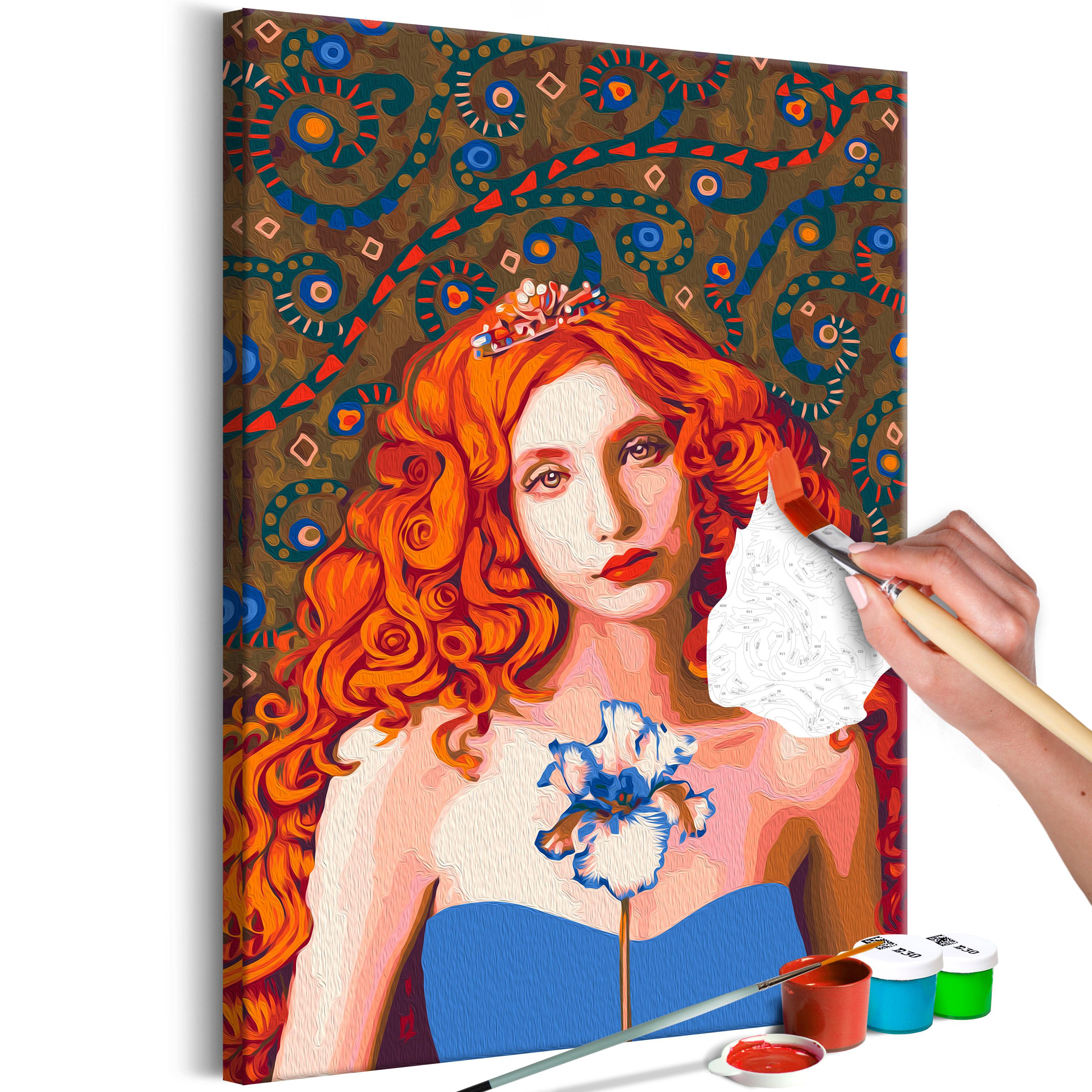 Mal selv billede - Woman With an Iris 40 x 60 cm
