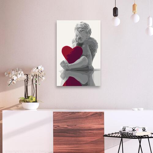 Mal selv billede - Angel (Red Heart) 40 x 60 cm