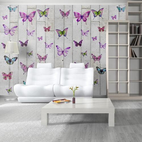 Tapet - Butterflies and Concrete 50 x 1000 cm