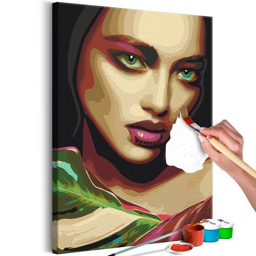 Mal selv billede - Indian Beauty 40 x 60 cm