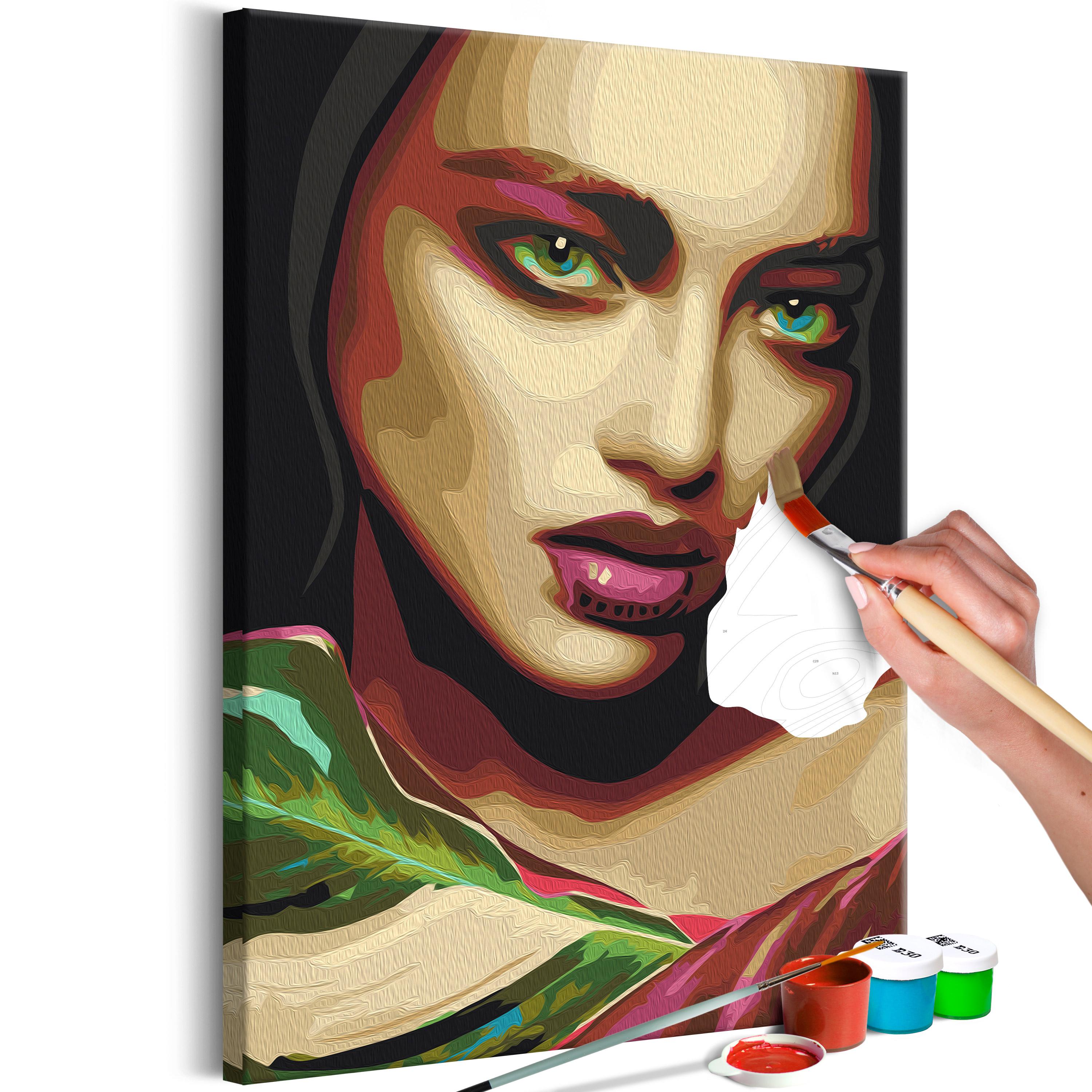 Mal selv billede - Indian Beauty 40 x 60 cm