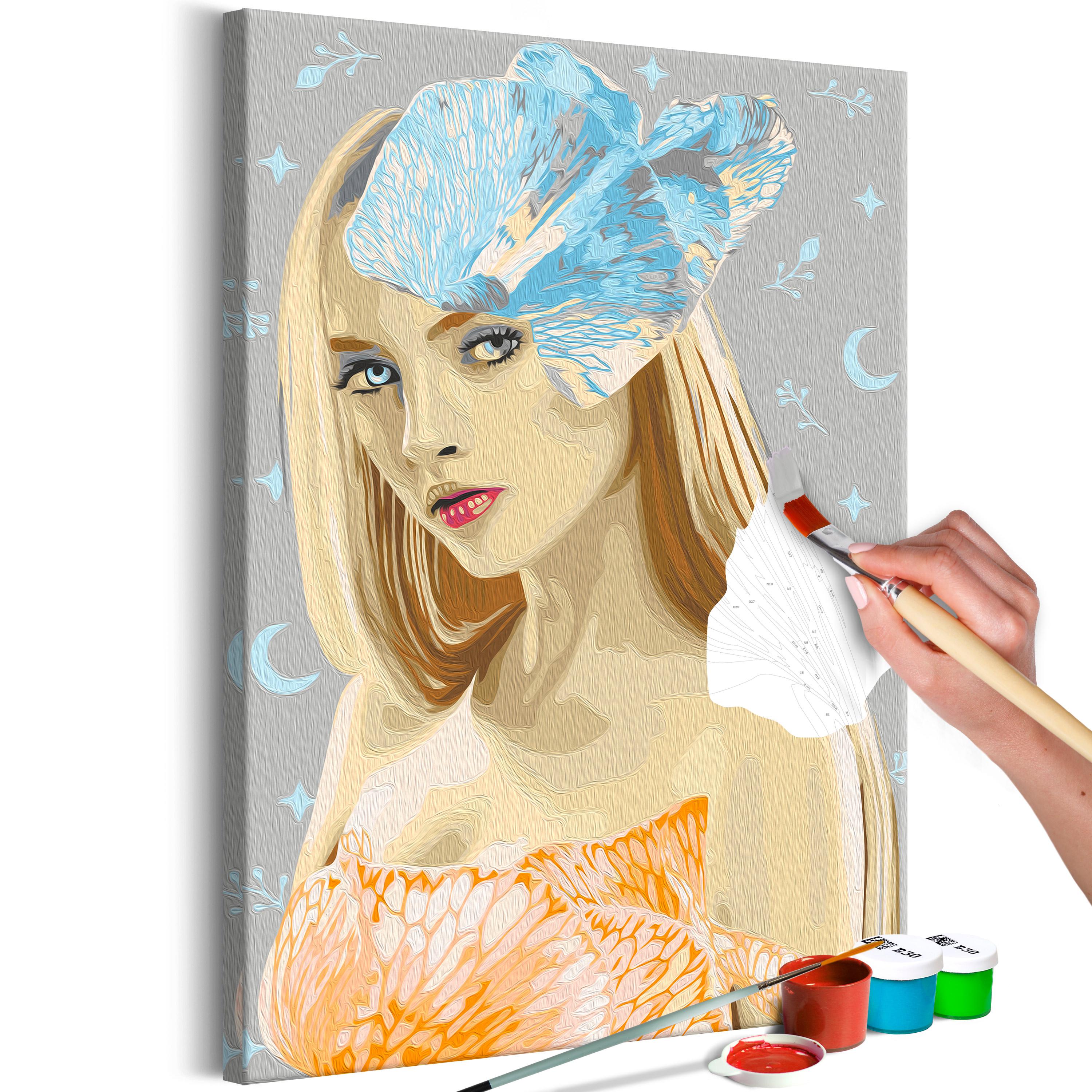 Mal selv billede - Silver Beauty 40 x 60 cm