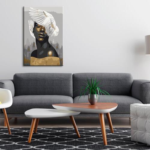 Mal selv billede - Wings on the Head 40 x 60 cm