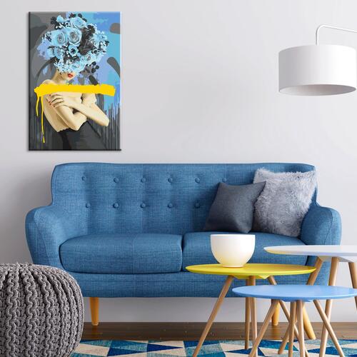 Mal selv billede - Bouquet on the Head 40 x 60 cm