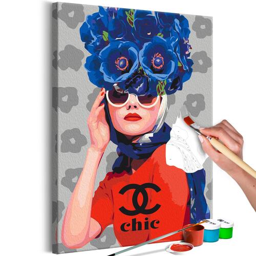 Mal selv billede - Floral Chic 40 x 60 cm