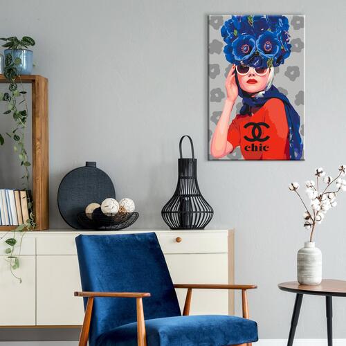 Mal selv billede - Floral Chic 40 x 60 cm