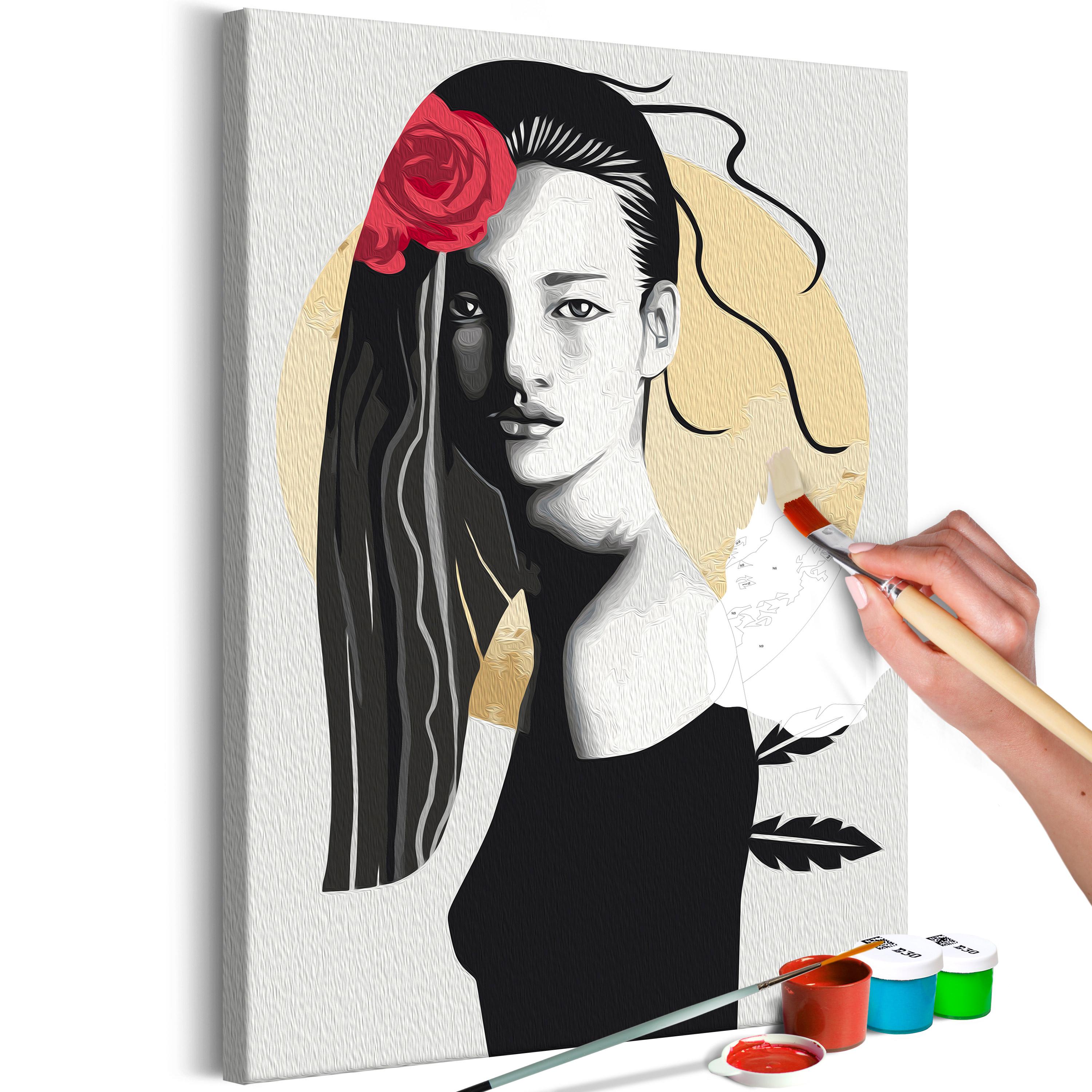 Mal selv billede - Chinese Beauty 40 x 60 cm