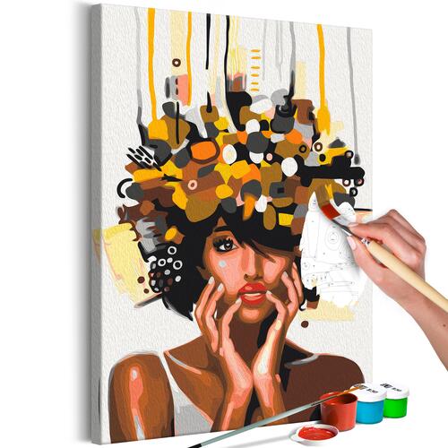 Mal selv billede - Golden Head 40 x 60 cm