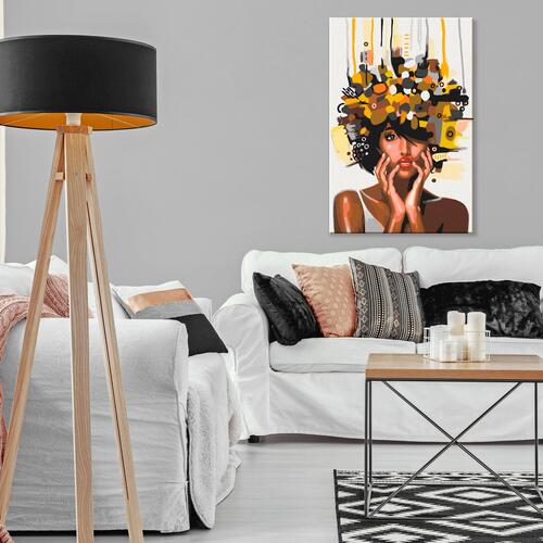 Mal selv billede - Golden Head 40 x 60 cm