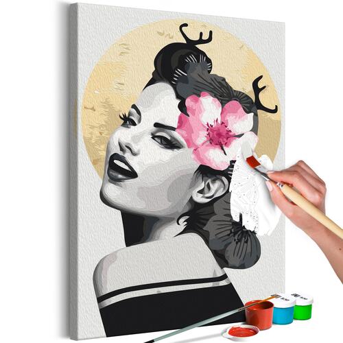 Mal selv billede - Happy Pin Up 40 x 60 cm