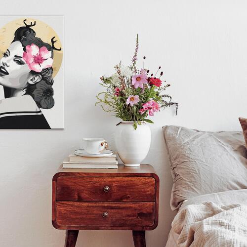 Mal selv billede - Happy Pin Up 40 x 60 cm
