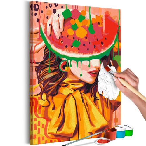 Mal selv billede - Juicy Watermelon 40 x 60 cm