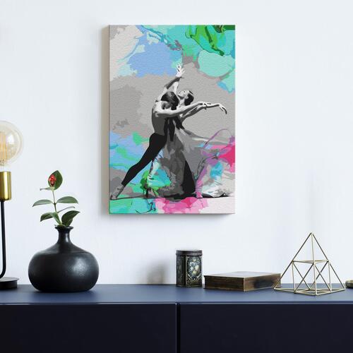 Mal selv billede - Dance of Colours 40 x 60 cm