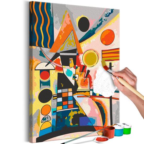 Mal selv billede - Vasily Kandinsky: Swinging 40 x 60 cm