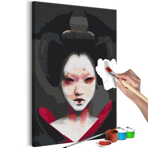 Mal selv billede - Black Geisha 40 x 60 cm