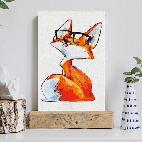 Mal selv billede - Eyeglass Fox 40 x 60 cm