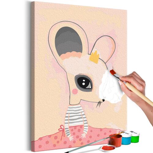 Mal selv billede - Ashamed Mouse 40 x 60 cm