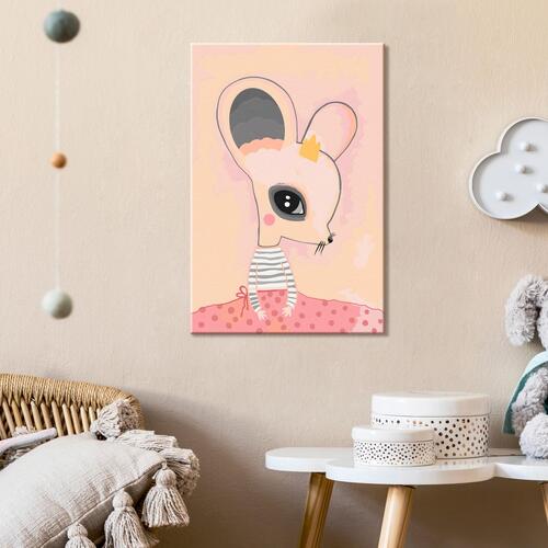 Mal selv billede - Ashamed Mouse 40 x 60 cm