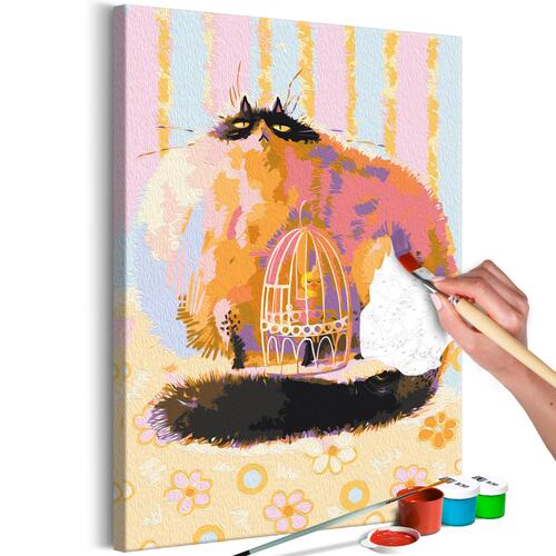 Mal selv billede - Fat Cat 40 x 60 cm