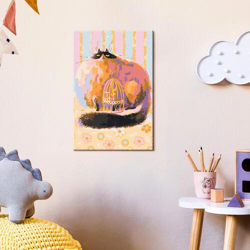 Mal selv billede - Fat Cat 40 x 60 cm