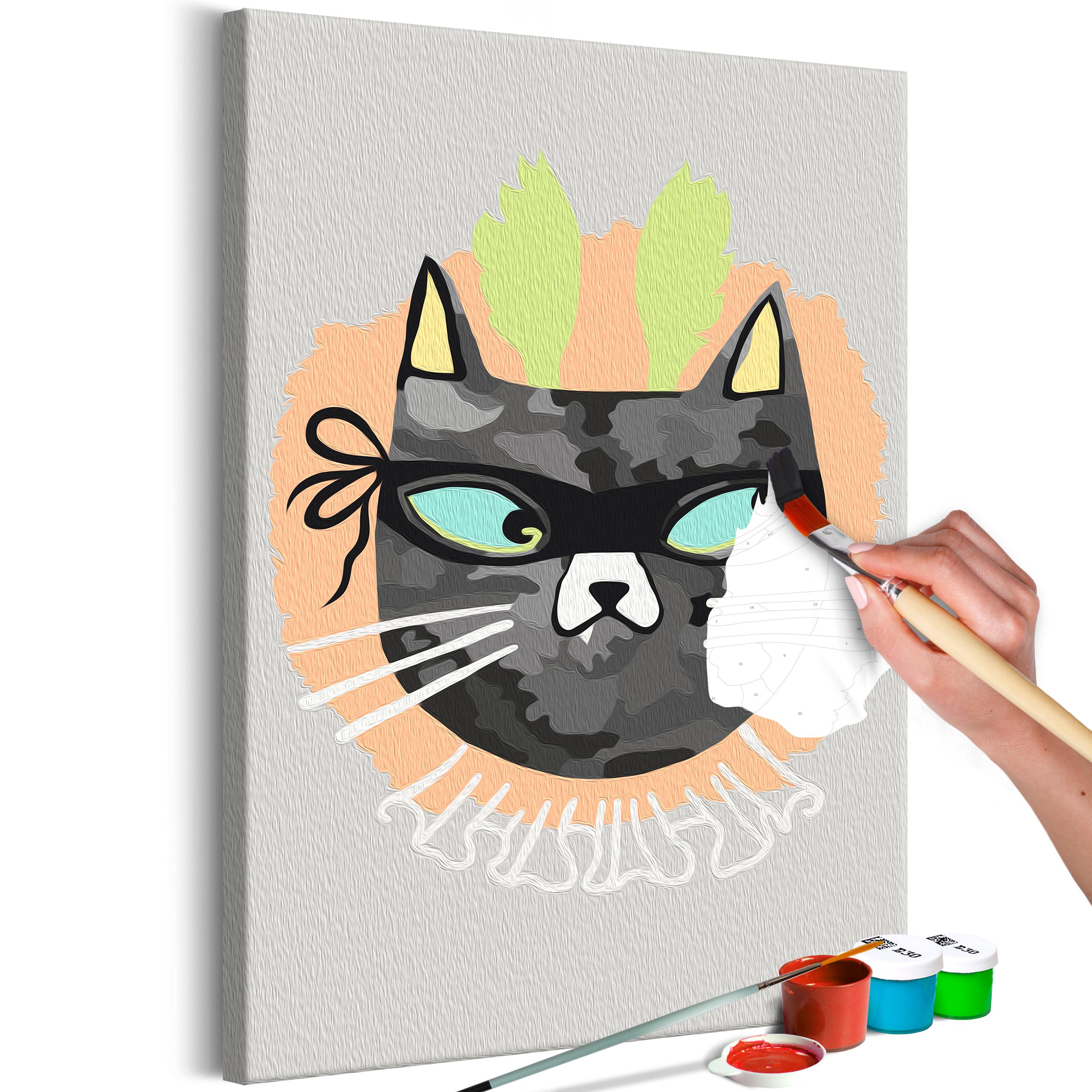 Mal selv billede - Half Cat, Half Rabbit 40 x 60 cm