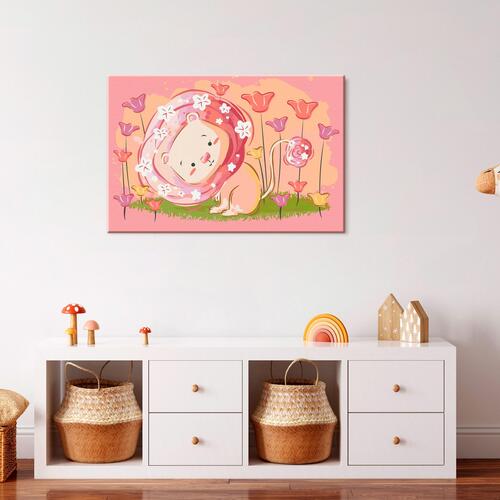 Mal selv billede - Young Lion 60 x 40 cm