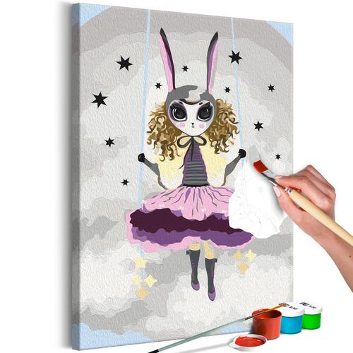 Mal selv billede - Lady Bunny 40 x 60 cm