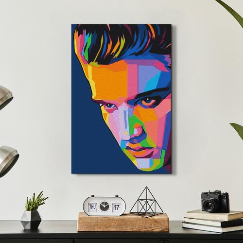 Mal selv billede - Colourful Elvis 40 x 60 cm