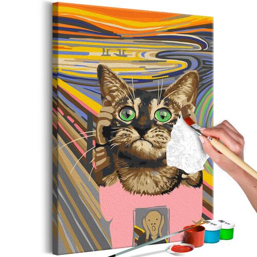 Mal selv billede - Cat Panic 40 x 60 cm
