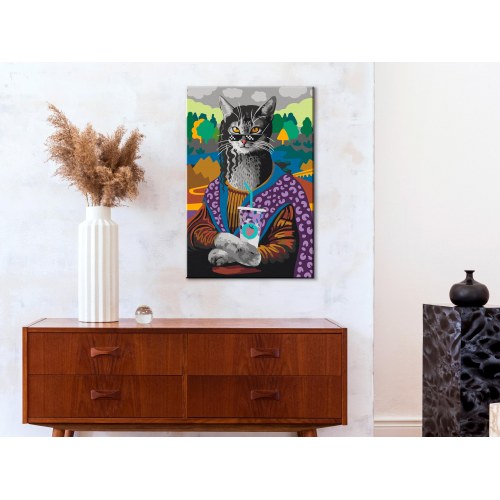 Mal selv billede - Mrs. Kitty Lisa 40 x 60 cm