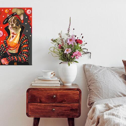 Mal selv billede - Red Robe 40 x 60 cm