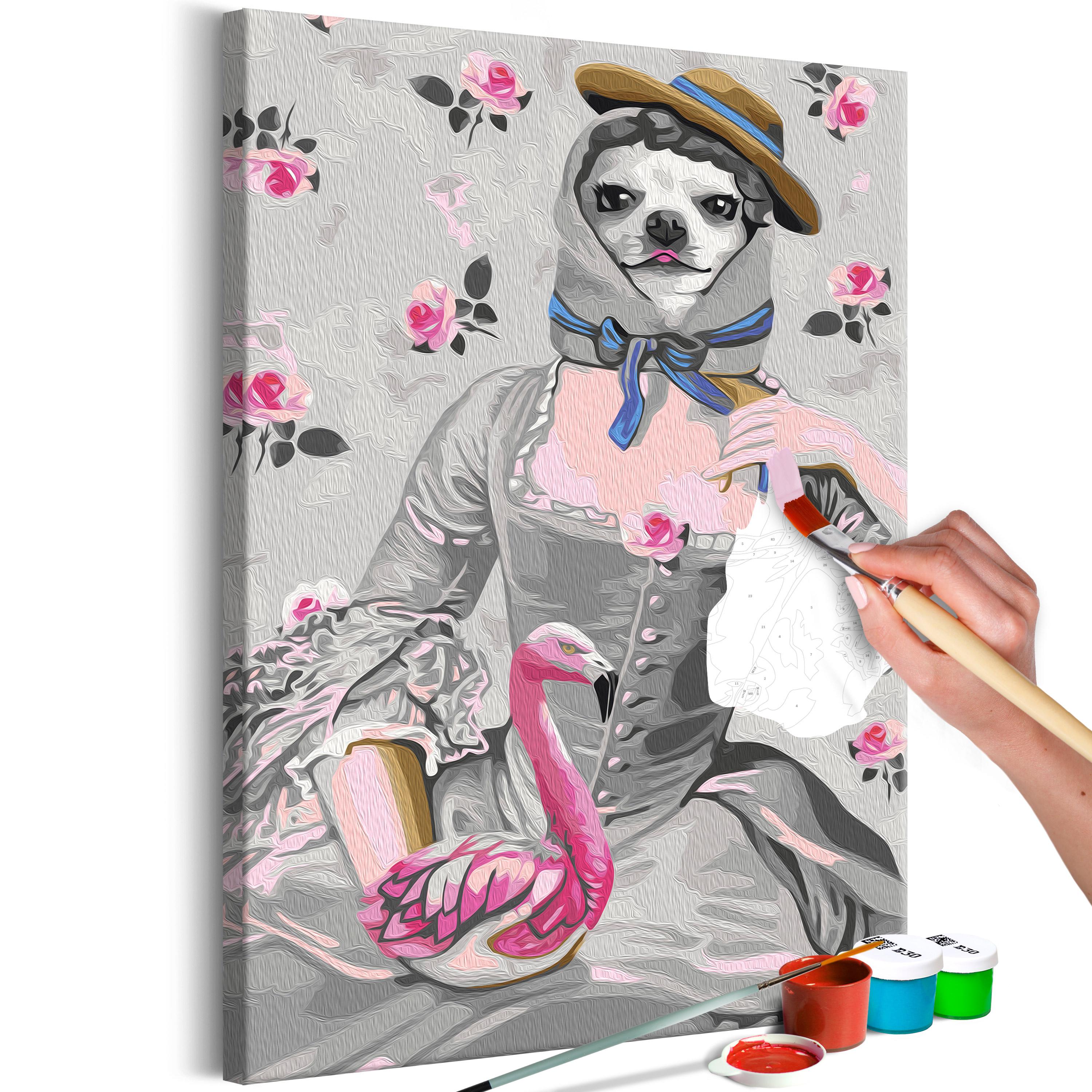 Mal selv billede - Lady Rosa 40 x 60 cm
