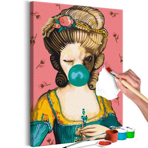 Mal selv billede - Lady Wolf 40 x 60 cm