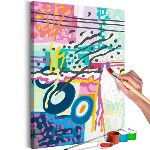 Mal selv billede - Dancing Droplets 40 x 60 cm