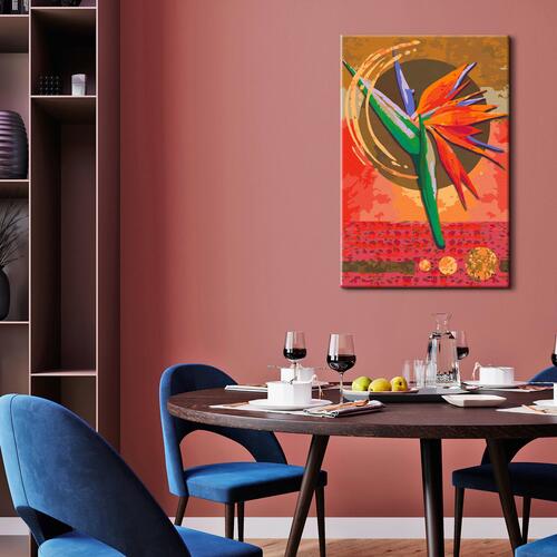 Mal selv billede - Strelitzia 40 x 60 cm