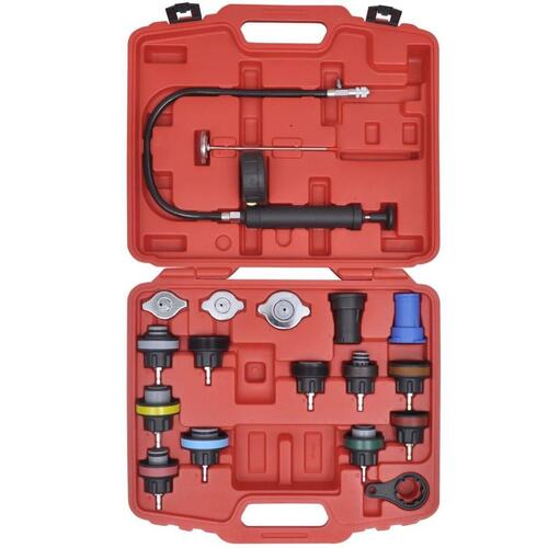 Radiator tryktest kit, 18 dele