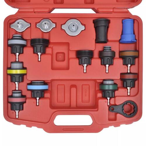 Radiator tryktest kit, 18 dele