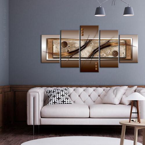 Billede - Delicate shapes and warm colors