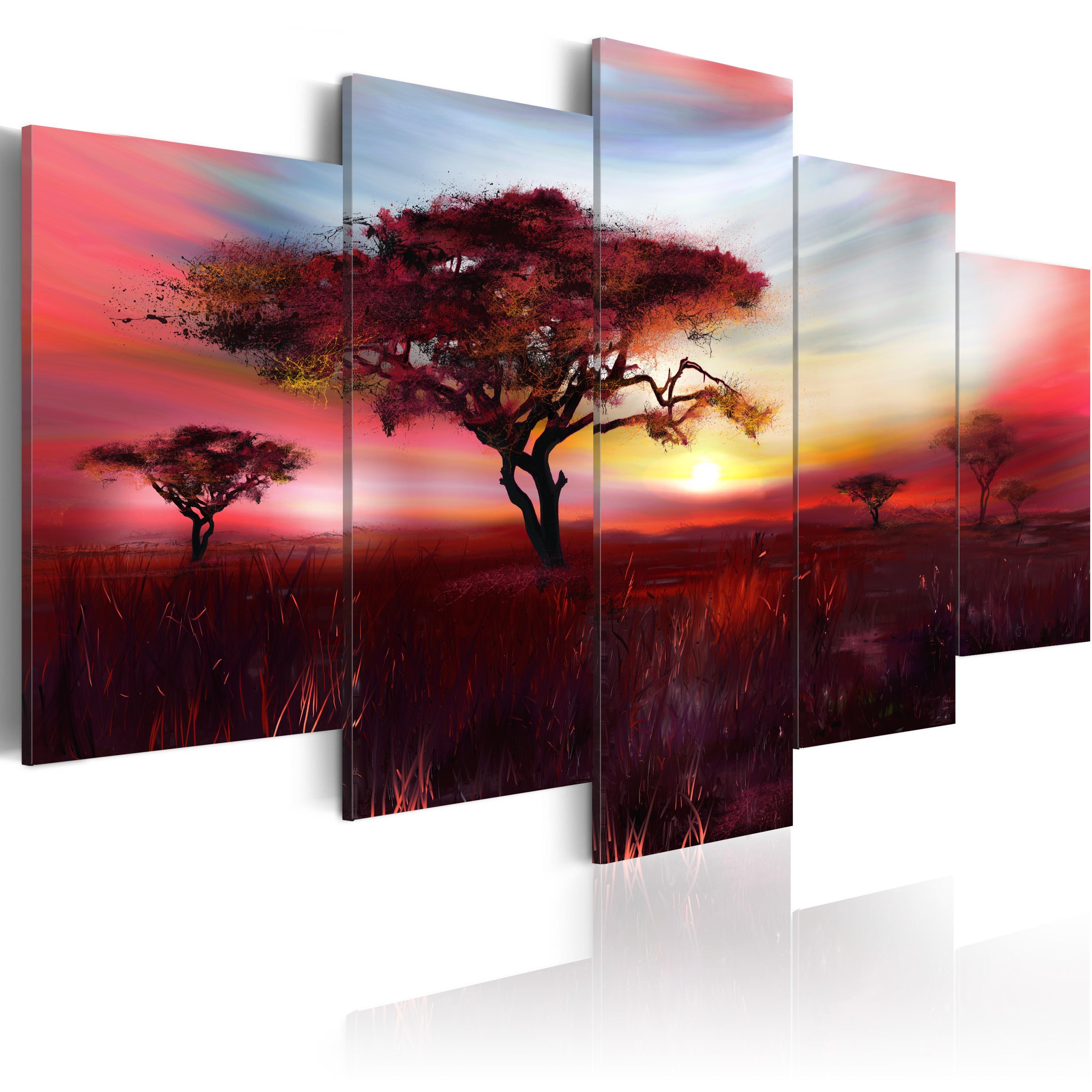 Billede - Wild savannah - 100 x 50 cm - Premium Print