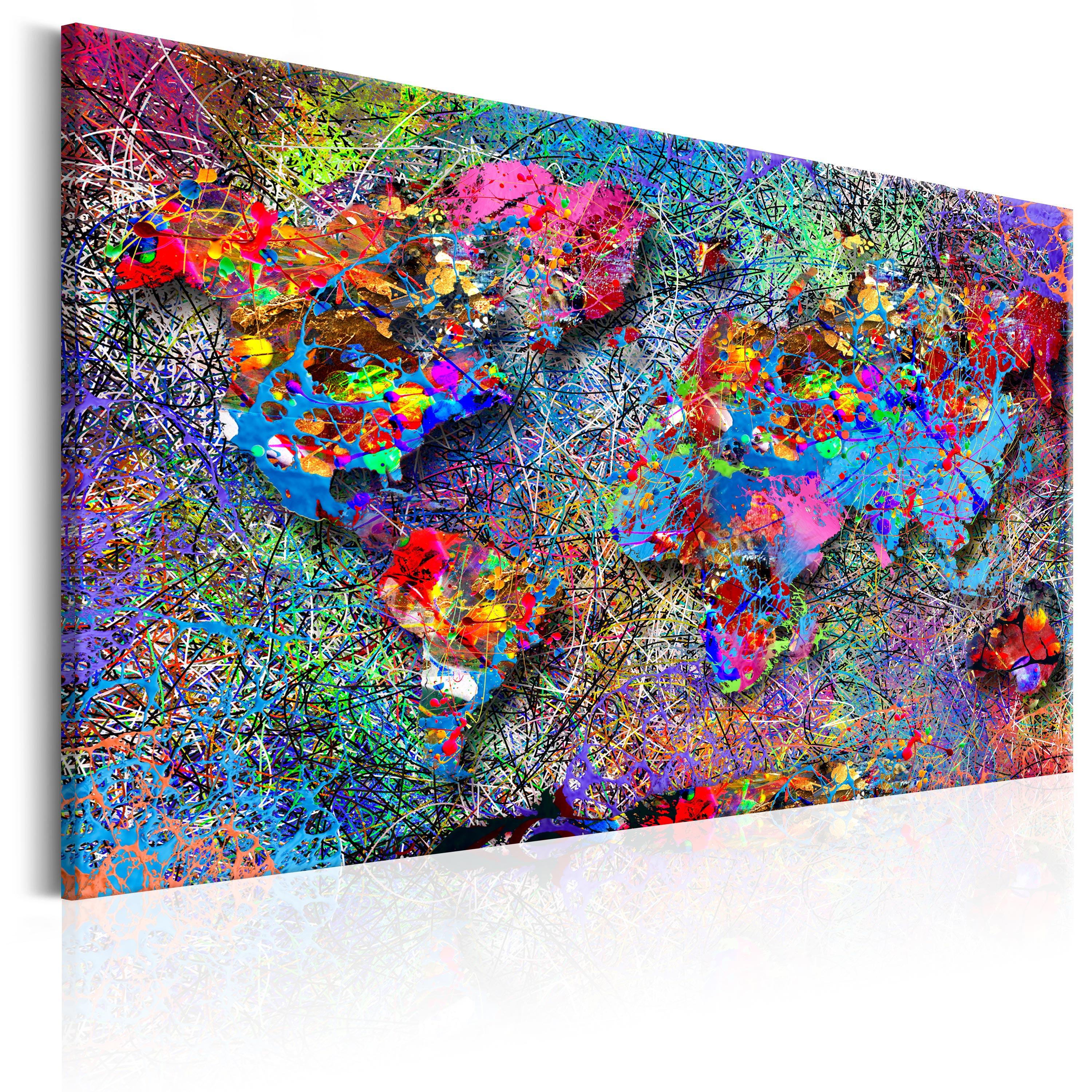Billede - Map: Jackson Pollock inspiration - 30 x 20 cm - Premium Print